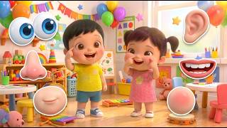 Learn Body Parts for Kids 👀👃👂  Body Parts Name in English  Nursery Rhymes & Kids Songs  Coco TV screenshot 2