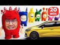 Nail Baba ile eğlenceli oyunlar: Oddbods ile oynayalım mı? Çocuk videoları.