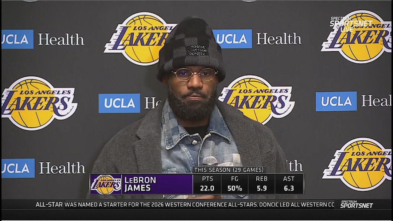 LeBron James POSTGAME INTERVIEWS | Los Angeles Lakers loss to Cleveland Cavaliers 129-99