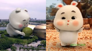 Thỏ Mập siêu dễ thương || Super cute fat rabbit | Part 80