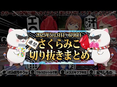 【2025/5/31~6/6】初!学マス体験にSwitch2落選組マリオカート!週刊さくらみこ6月号【ホロライブ/さくらみこ/切り抜き】 #さくらみこ