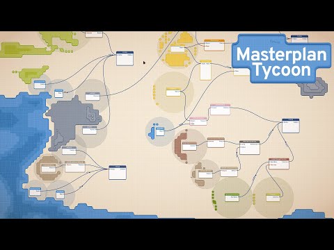 Первый взгляд на игру Masterplan Tycoon | производственная цепочка