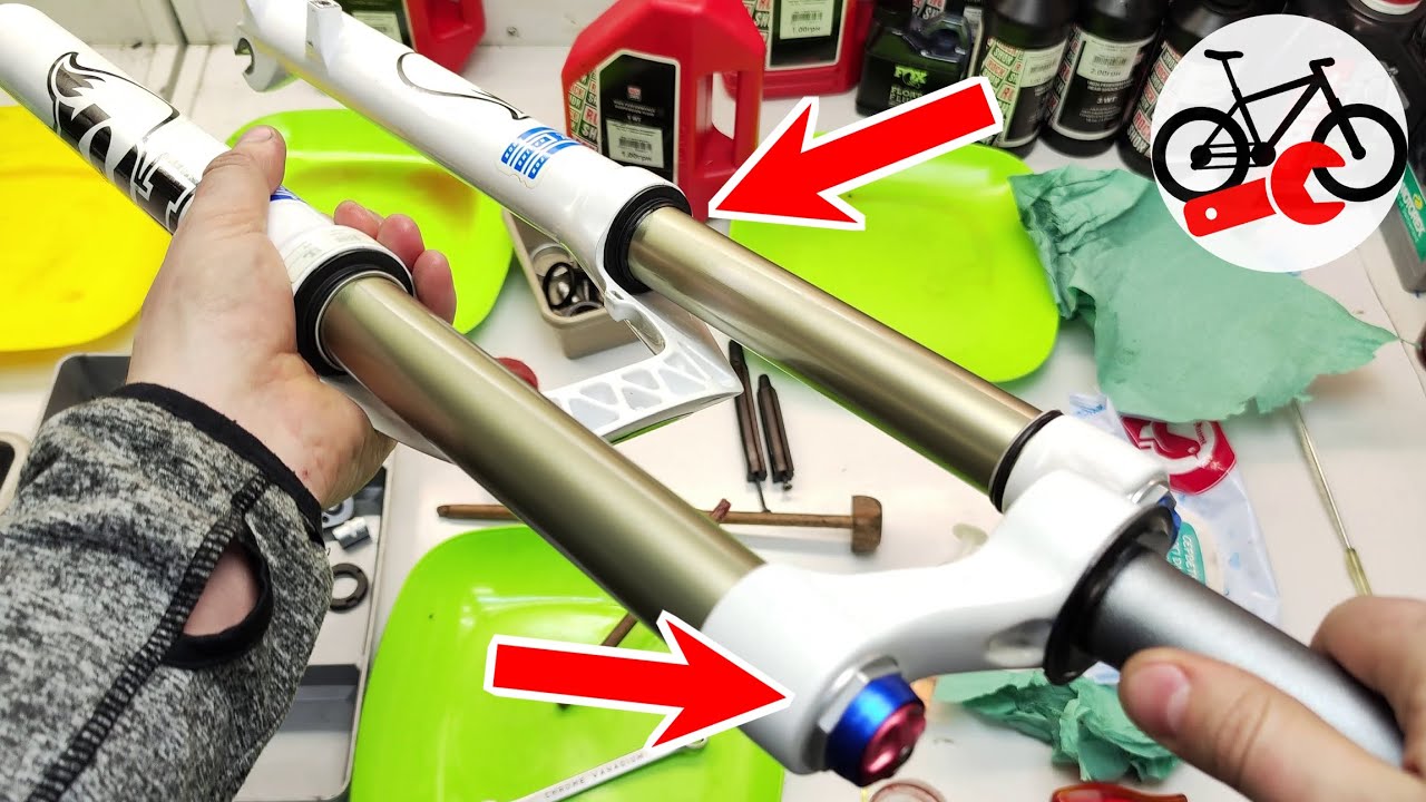 How to make your bike softer. Bicycle Fox Fork Service