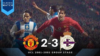 Manchester United vs Deportivo La Coruna 2-3 || UCL 2001-2002 Group Stage (EFC x Manchunian Zone)
