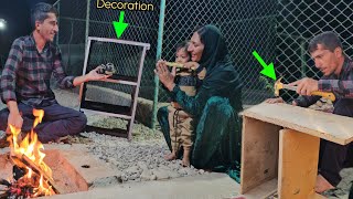 From idea to execution with Mehrdad and Leila: Making a beautiful shoe rack!