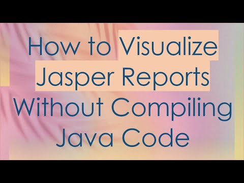 How to Visualize Jasper Reports Without Compiling Java Code