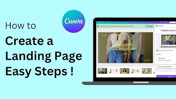 How To Create A Landing Page With Canva (Step By Step) !