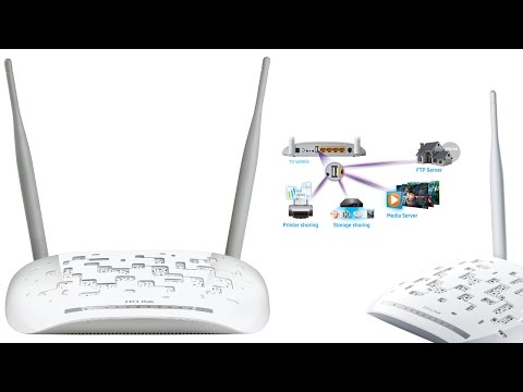 Распаковка Wi-Fi ADSL2+ точки доступа TP LINK TD-W8968
