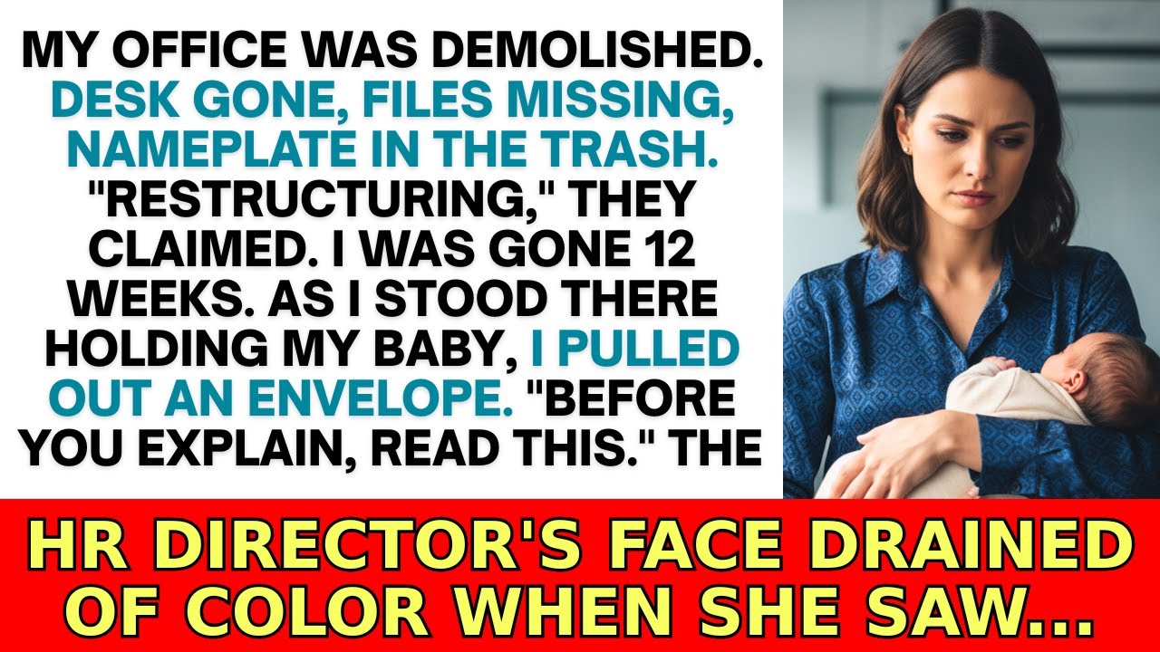 Они разгромили мой офис, пока я была в декретном отпуске. Я вернулась с бумагами, которых они ник...