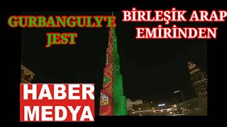 Arap Emiri den Gurbanguluy e Tebrik Türkmenistan dostluğunu Dünyaya Böyle Gösterdi