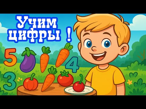 Мультфильм для малышей - УЧИМ ЦИФРЫ от 0 до 10 !