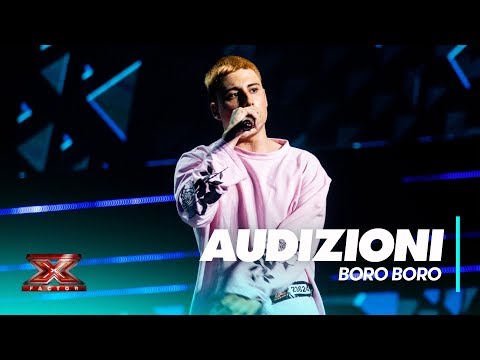 Boro Boro a X Factor con “Rapper Gamberetti” | Audizioni 3