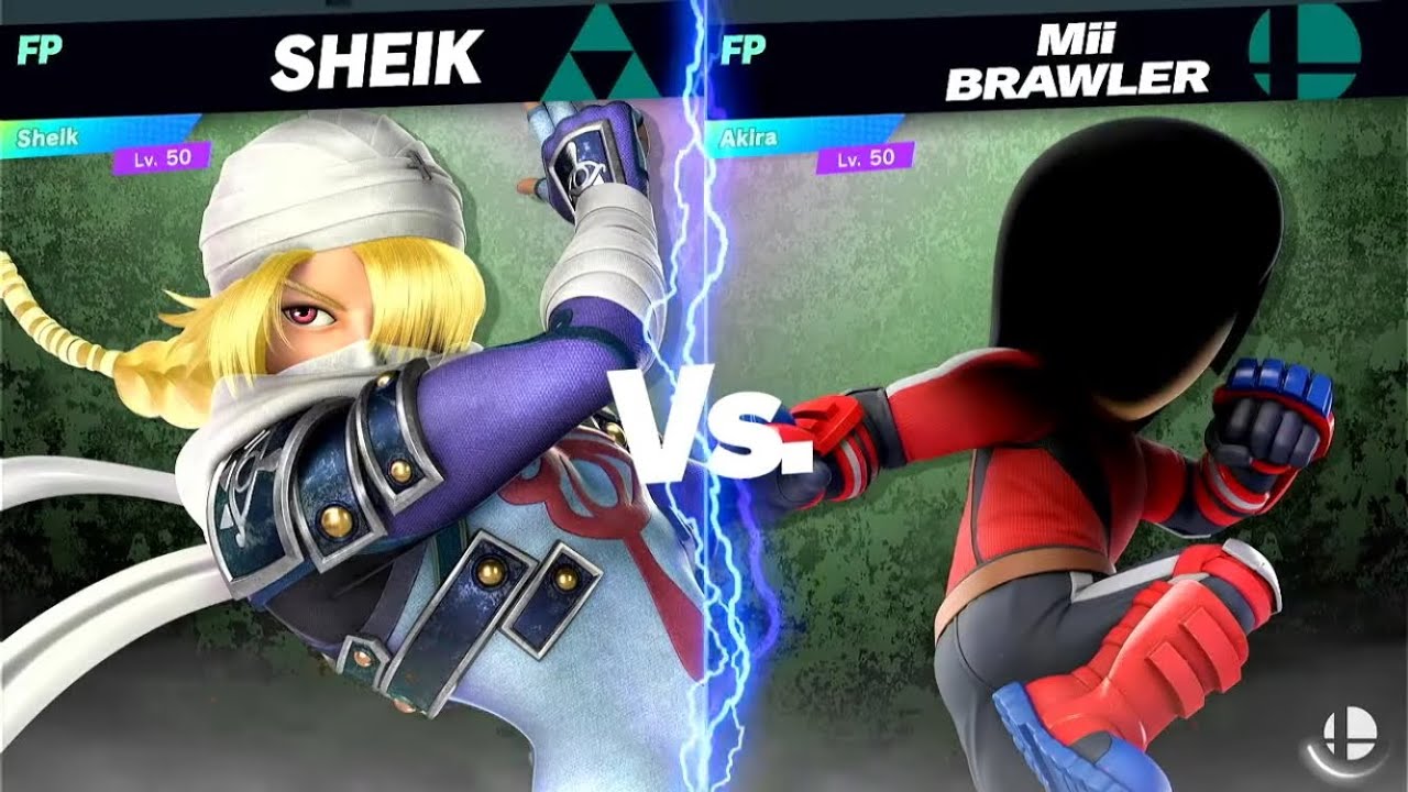 Super Smash Bros Ultimate Amiibo Fights Sheik vs the World EX vs Akira ...
