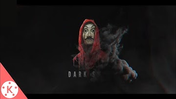 How to Make Smoke Logo Reveal Animation intro in kinemaster