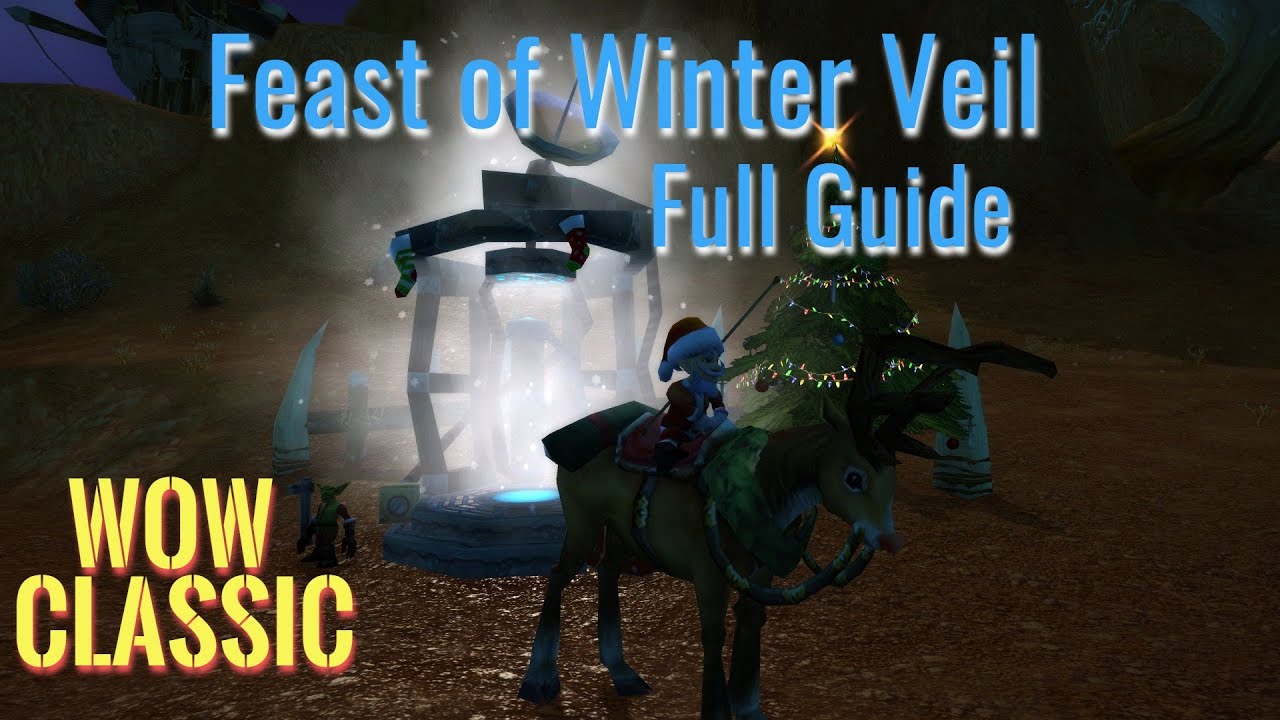 WoW Classic/ Feast of Winter Veil and how to obtain rare recipes YouTube
