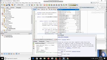 Program Array Dua Dimensi Menggunakan Aplikasi NetBeans IDE 8.2