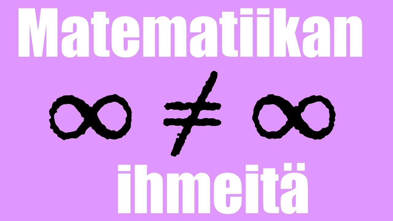 Matematiikan ihmeitä: Äärettömyys (CC ENG)