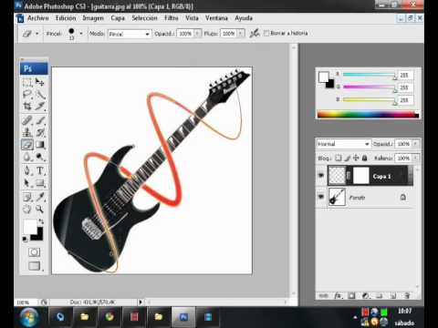 Como hacer lineas rectas en photoshop