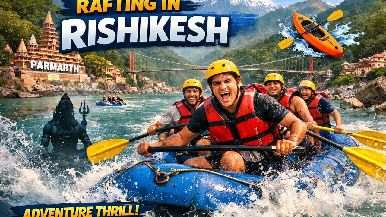 Rishikesh Rafting Adventure 🔥 | Ganga River Rafting | Full Trip Vlog