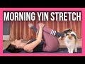 20 Min Morning Yin Yoga Full Body Stretch NO PROPS With Cleo 