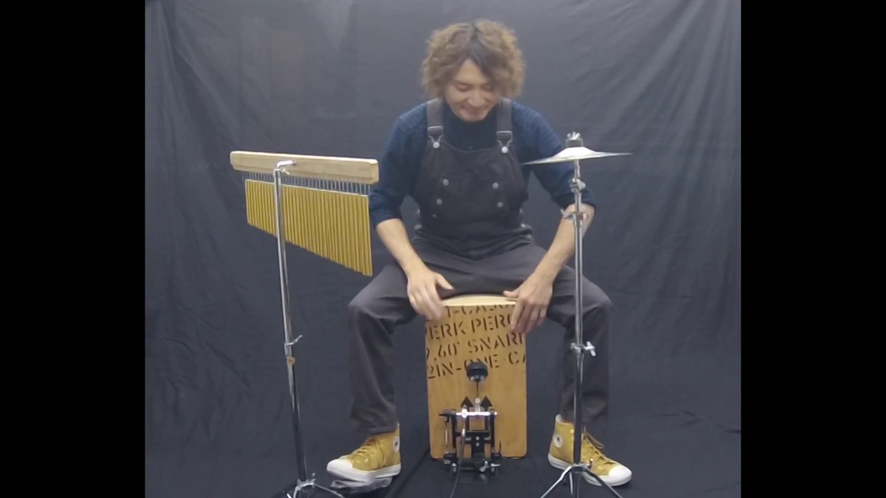 17年7月号】カホンに“ちょい足し！”“Cajon”“add-on！「Ⅳ““ペダル”を