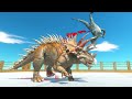 Triceratops mutant Dinosaur Fighting - New Update Animal Revolt Battle Simulator