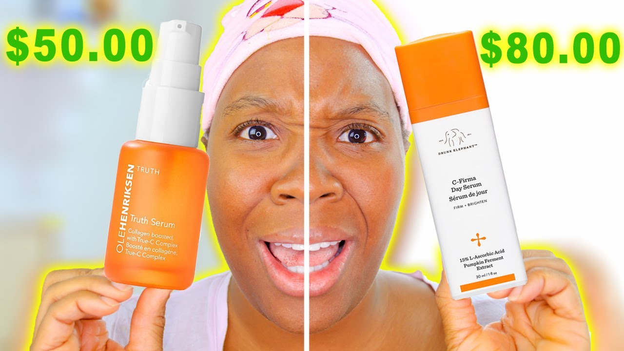 OLE HENRIKSEN TRUTH SERUM vs. DRUNK ELEPHANT C-Firma Day Serum! The BEST Vitamin C Serum! YouTube