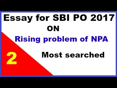 research paper on npa of sbi bank