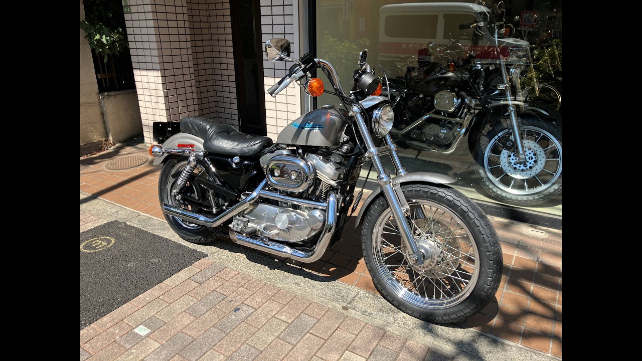 1996 XLH883ハガー 純正スモールタンク 純正オプションサイレンサー