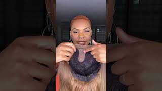 Peruca lace front Fake scalp fibra premium Delia R6/8A