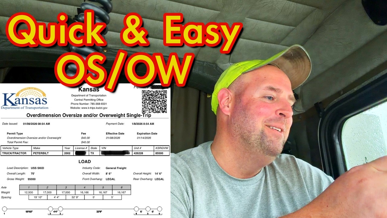 Ordering Oversize Permits: New MC/DOT Trucking Authority