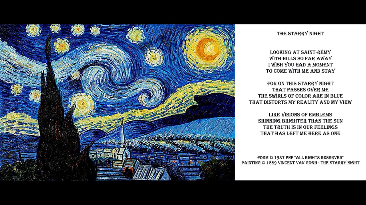 Romantic Love Poem The Starry Night YouTube