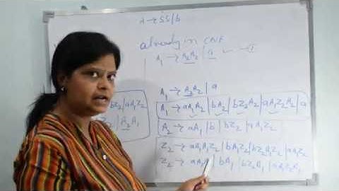 3.13| Automata | Conversion from CFG to GNF | Dr. Pushpa Choudhary | Hindi