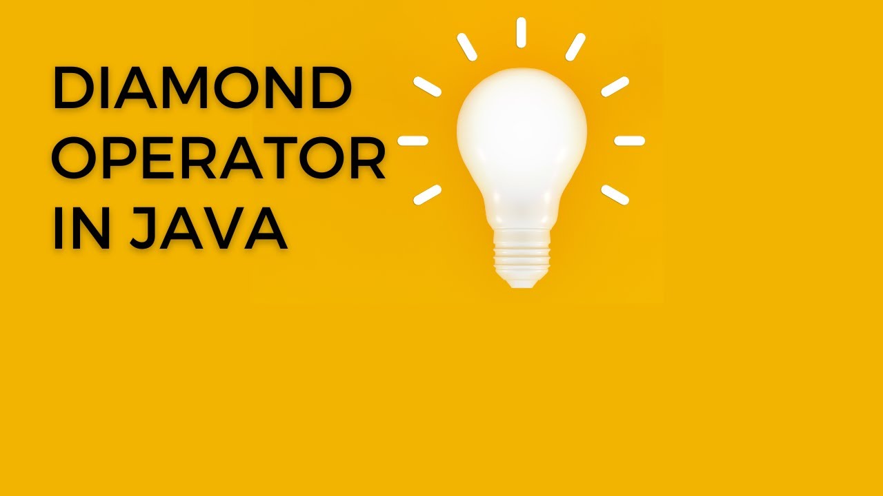 Explain Diamond Operator in Java. | javapedia.net
