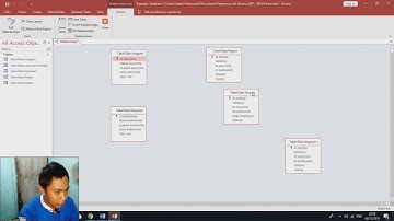 Tutorial Membuat Aplikasi Koperasi Access | Membuat Relasi Antar Tabel #2