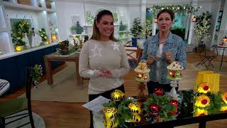 Illuminated Garden Cupcake House by Valerie by Valerie on QVC