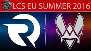 [LoL VODs] OG vs VIT Game 1 | LCS EU Summer 2016 (08.07.2016) - Origen vs Team Vitality