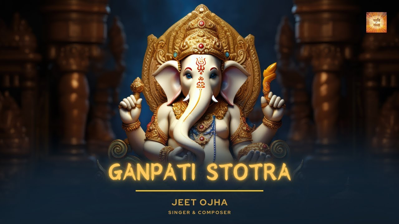 Guarda Ganpati Stotra with Hindi Lyrics | Pranamya Shirasa Devam | Ganesh Stotra | Jeet Ojha #ganpatistotra su YouTube Guarda Ganpati Stotra with Hindi Lyrics | Pranamya Shirasa Devam | Ganesh Stotra | Jeet Ojha #ganpatistotra su YouTube