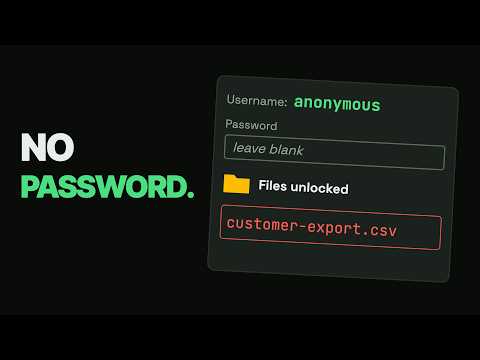 The Server Setting That Exposes Every File (Anonymous FTP)