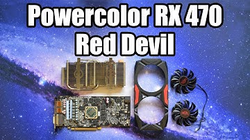 How to replace the thermal paste and fully disassemble the Powercolor RX 470 Red Devil