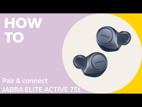 How to pair your Jabra Elite Active 75t with a smartphone