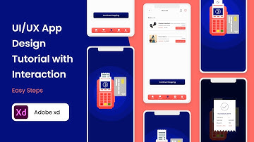 UI/UX App Design Tutorial | Adobe XD | Shopping App | Design + Interaction | Free Tutorial