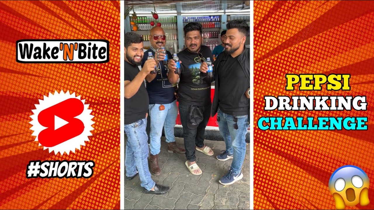 MOST FUNNY PEPSI DRINKING CHALLENGE😂 | COLD DRINK COMPETITION 