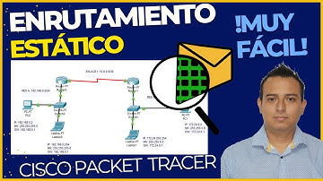 CONFIGURAR ENRUTAMIENTO ESTÁTICO EN CISCO PACKET TRACER.