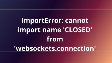 ImportError: cannot import name 