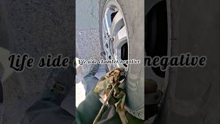 Mahindra scorpio old model alignment camber check Manually #shortvideo #automobile #ladakh