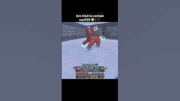 bro tried to contain SCP-939 in minecraft 😭🥀🥀 #minecraft #addons #memes #horror #gaming #funny