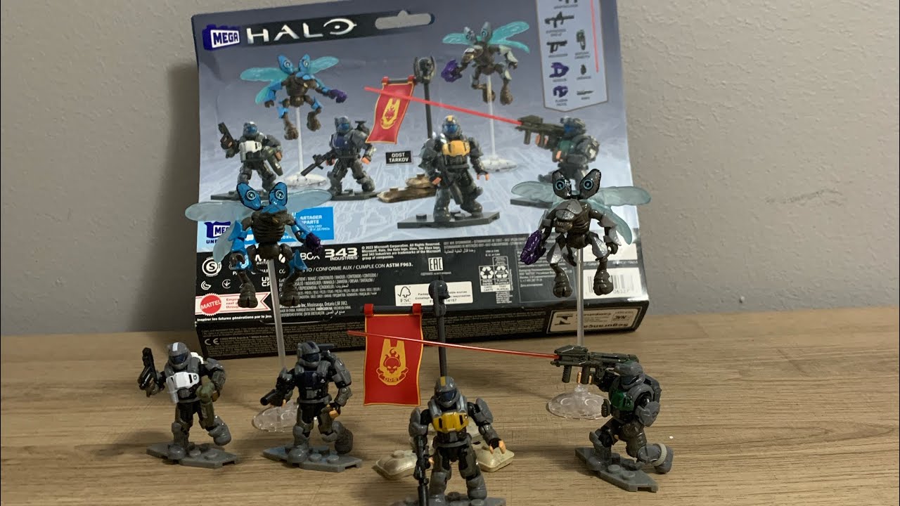 Halo mega ODST hive exterminators unboxing and review