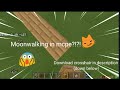 Moonwalking in MCPE (legit?) (download in desc)