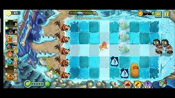 Plants vs Zombies 2 - Frostbite Cave Level 22
